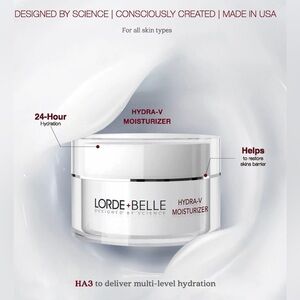 Lorde + Belle Hydra-V Moisturizer - White
